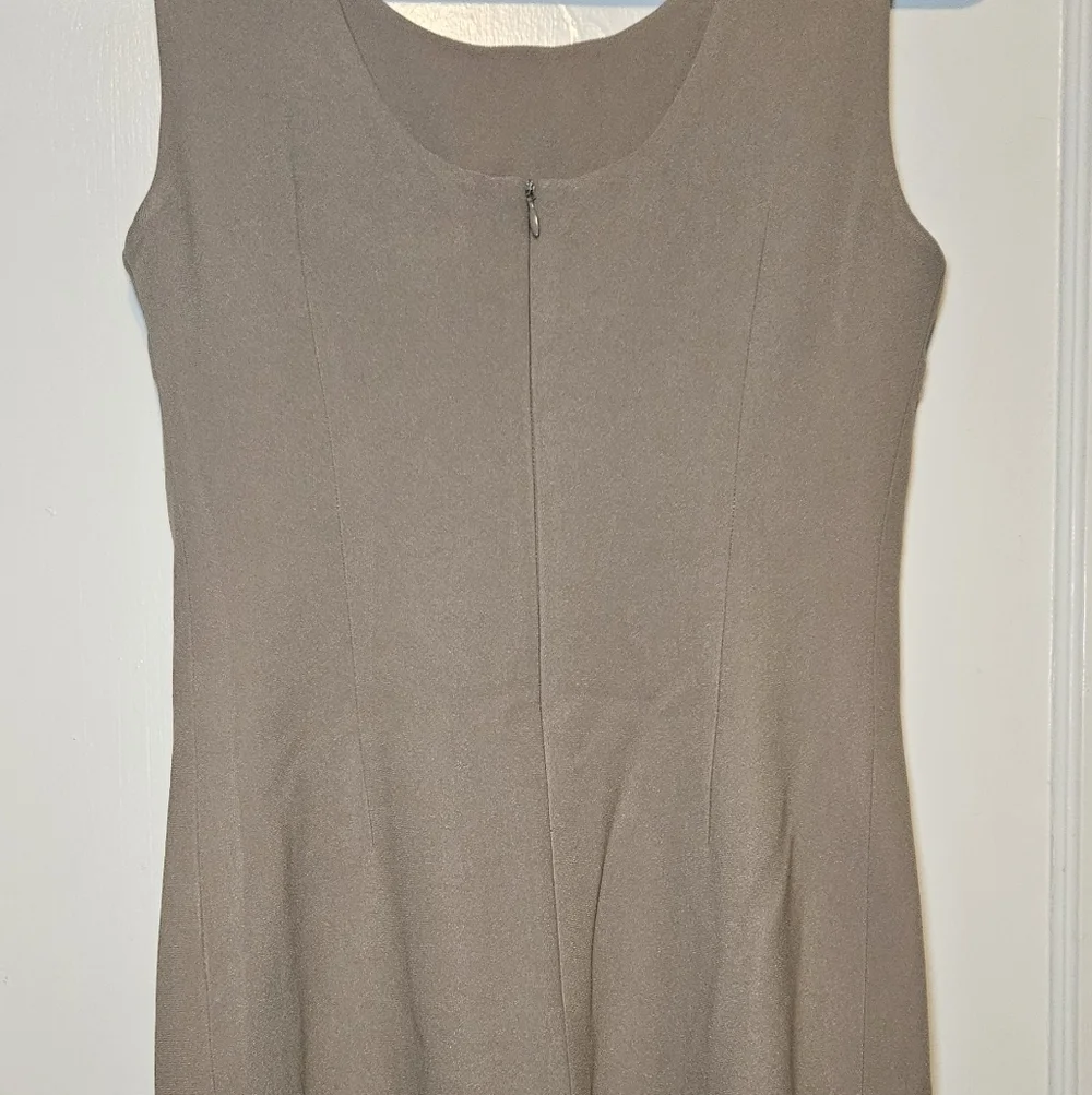 BCBG Strapless Tan Dress